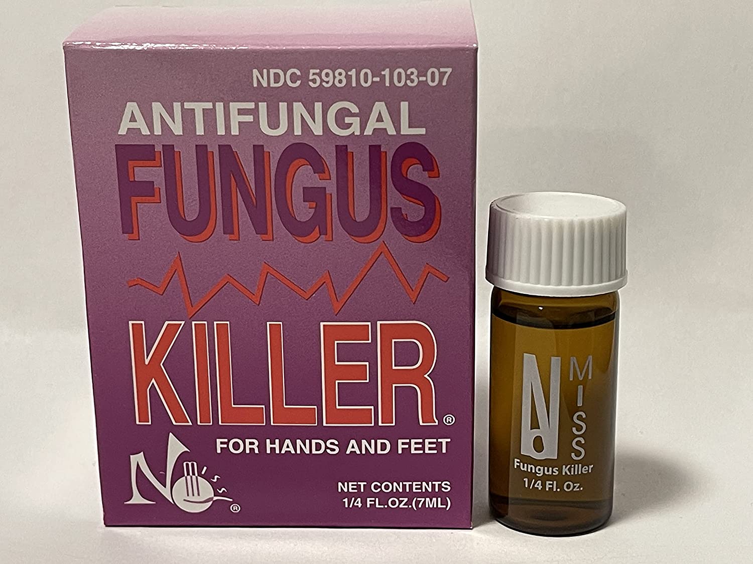 No Miss Antifungal Fungus Killer 1/4oz US Nail Supply LLC