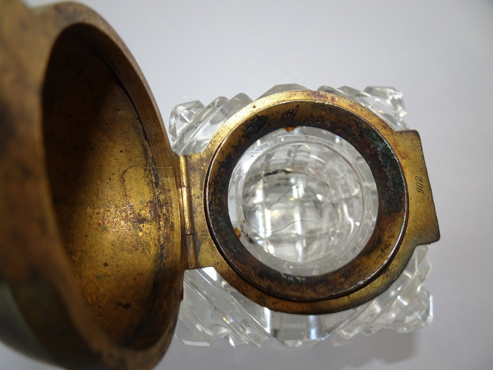 Rare Mid 19th Century Partners Inkwell