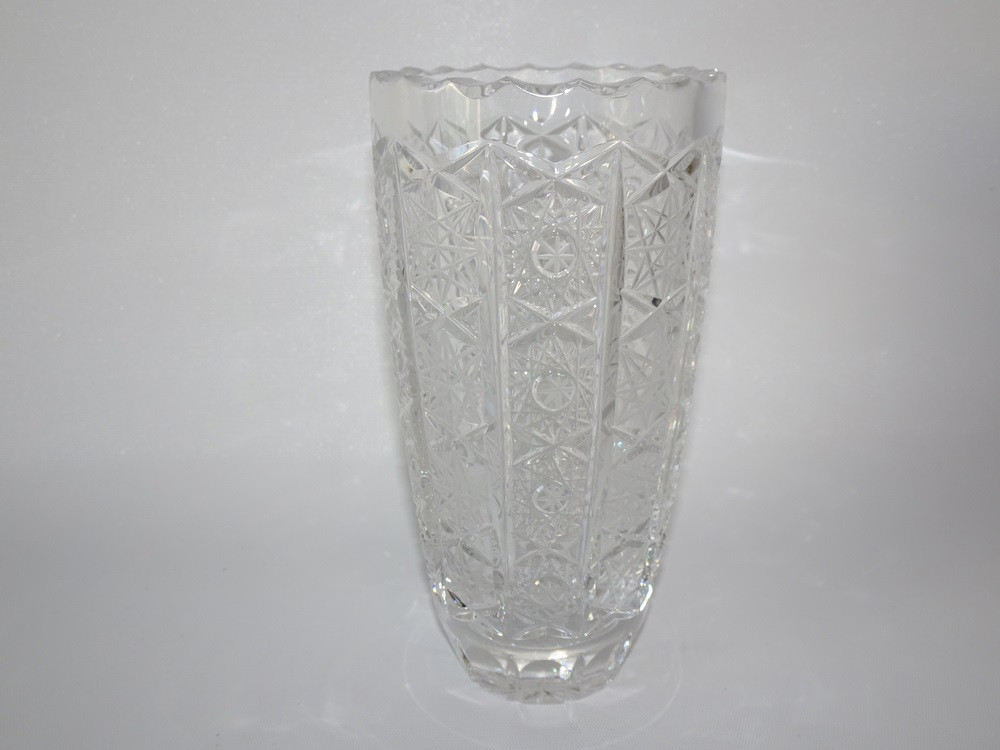Vintage Czech Bohemia Crystal Vase
