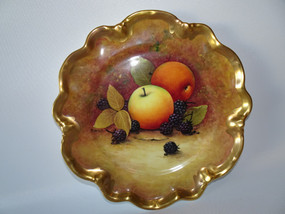 Vintage Coalport Fruit Dessert Plate Malcolm Harnett