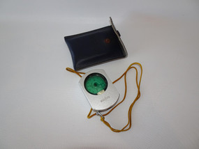 Vintage Suunto Co. Helsinki Finland nautical compass with liquid-filled case