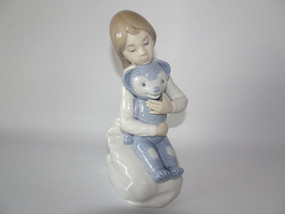 Vintage Nao  My Teddy Bear Porcelain Figurine 18cm