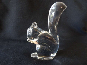 Marple Antiques Baccarat Crystal Squirrel
