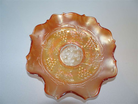 Fenton Iridescent Bowl with Fluted Edge