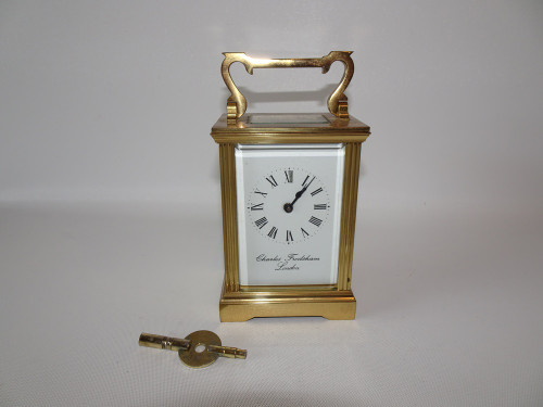 English Brass Carriage Clock Charles Frodsham London