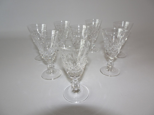 8 Stuart Crystal Liqueur Glasses Glengarry Cambridge Design