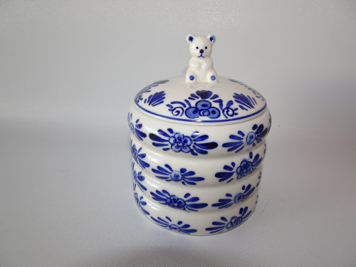 Delft Blue Handpainted Honey Pot