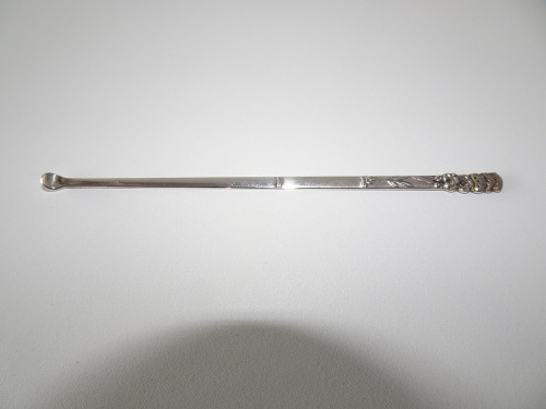 Vintage Japanese sterling silver ear pick in original box circa 1960s