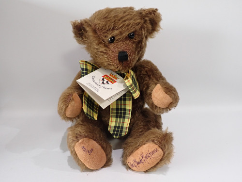 Limited Edition Canterbury Bears "Moriarity" mohair teddy bear numbered 13/300 with original box and tags.