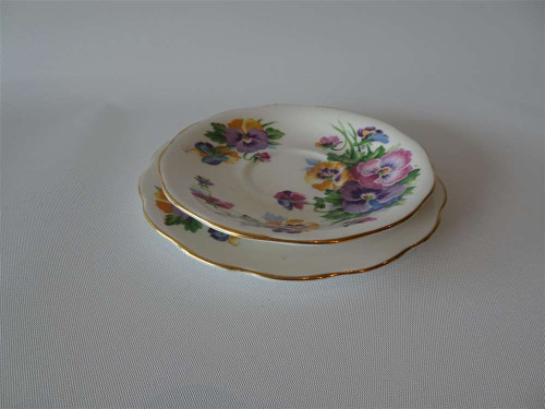 Marple Antiques Queen Anne Spring Melody Plate and Saucer