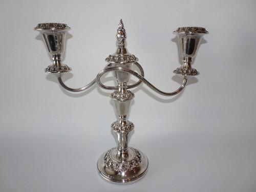 Vintage Rodd  Hecworth Silver Plate Candelabra