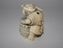 Japanese Ivory Netsuke Man Beating a Drum
