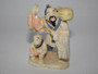 Antique Japanese ivory netsuke "Fisherman", detailed in design of a fisherman signed,  dated Meiji period (1868-1912).