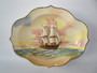 Royal Doulton famous ships quatrefoil dish D5957 H.M.S Victory flagship of Lord Nelson dated 1938-1958.