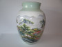 Rare vintage Chinese large celebrity masterpiece Jingzehen porcelain art, master's handpainted vase with certificate in beautiful colour tones and design.