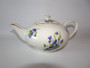 Lovely vintage Lord Nelson English pottery two cup teapot with beautiful purple violets.