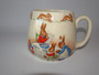 Royal Doulton Bunnykins mug featuring family breakfast scene by Barbara Vernon