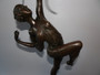Captivating bronze after Pierre Le Faguays (1892-1962)- Tireusea l'are (archery shooter) on marble base and signed
