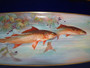 Antique Limoges Hand Painted Fish Platter