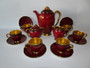 Carltonware Rouge Royale Polka Dot Coffee Set