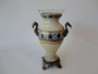 Marple Antiques French Champleve Enamel Alabaster Urn/Candlestick