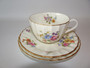 Lovely vintage Royal Worcester floral trio in the Ranoke design.