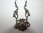 Australian Lega art nouveau style sterling silver and marcasite necklace number 202 dated 1948-1950.