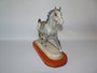 Rare Beswick Arab stallion with saddle by designer Albert Hallam dated between 1970-1975.