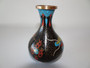 Chinese Black Cloisonne Vase with Dragon Chasing Flaming Pearl