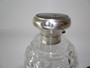 Antique Glass, Silver and Tortoiseshell Perfume Bottle