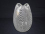 Rudolf Schwedler Rare Harrtil Clear Glass Vase