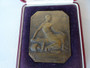 Antwerp Belgium bronze commemorative plaque L.J.J. Marnet 1924–1949 in case