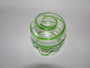 Art Nouveau green trailed Stuart & Sons glass vase, Stourbridge England, c.1890–1910