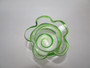 Art Nouveau green trailed Stuart & Sons glass vase, Stourbridge England, c.1890–1910
