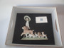 Lladro 6828 My Little Explorers porcelain figurine by Antonio Ramos, issued 2003, boy with dog and puppies, includes original box, measures 26 cm x 25 cm