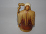 Antique Japanese netsuke of Jurōjin holding a peach with staff, signed hand-carved figurine, 5cm tall