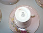Foley bone china 3125 pink corset shape 21-piece floral tea set, circa 1940–1950
