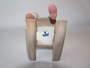 Lladro 5448 Naptime figurine by Jose Puche, porcelain girl with doll in rocking chair, 12cm tall