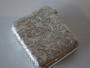 Ornate 1894 Birmingham Deakin & Francis sterling silver vesta case with engraved scrollwork