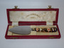 Royal Crown Derby Old Imari pattern cased cake slicer 1940–1950