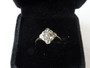 Antique Art Deco 10ct gold and diamond cluster daisy ring circa 1920s size P