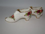 Royal Albert Old Country Roses porcelain slipper pair 1962–1974 11cm
