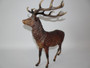 Large Austrian cold painted bronze stag circa 1890–1900 from the Derek Greengrass Collection