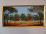 The Bush Farm oil on canvas landscape painting by Australian artist Kym Hart in framed presentation