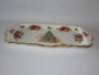 Royal Albert Old Country Roses Christmas Magic sandwich tray with Christmas tree design