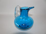 Whitefriars Kingfisher blue jug pattern 9649 by Geoffrey Baxter