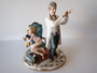 Italian Capodimonte style porcelain doctor figurine by L Cazzda Porcellane Principe with original tag