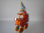 Vintage German wind-up tin duck toy Nürnberger Blechspielwaren with box and certificate 22cm