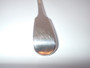 Victorian sterling silver fiddle pattern sifting spoon by Samuel Hayne and Dudley Cater, London 1845, with decorative pierced bowl and engraved monogram.