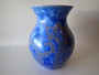 Rod Page Australian studio pottery vase sapphire blue crystalline glaze circa 1980s